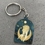 Zodiac Sign - Personalized Horoscope Keychain (Printed On Both Sides)