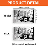 I Want You To Believe Deep In Your Heart - Personalized Baseball Wallet Insert Card