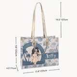 Salty Lil Beach - Personalized Sea Lover Leather Handbag