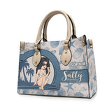 Salty Lil Beach - Personalized Sea Lover Leather Handbag
