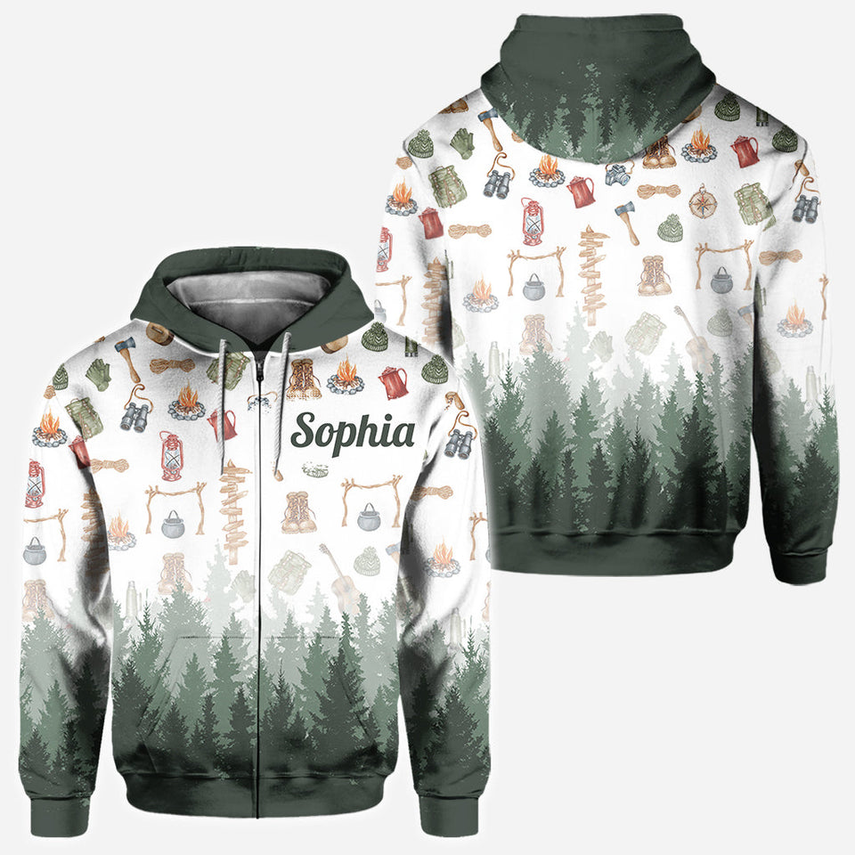 Love Camping - Personalized Camping All Over Shirt