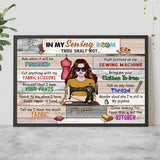 In My Sewing Room - Personalized Sewing Poster