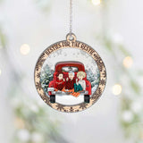 Besties For The Restie - Personalized Christmas Layers Mix Ornament