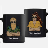 The One Whose Ears Don't Work - Personalized Couple Mug