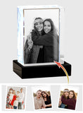 Custom Photo - Personalized Bestie Laser Engraving 3D Cuboid Shaped Crystal Lamp
