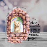 No Longer By My Side - Personalized Dog Custom Shaped Acrylic Plaque