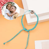 Photo Inserted Father Bracelet - Personalized Father Projection Bracelet