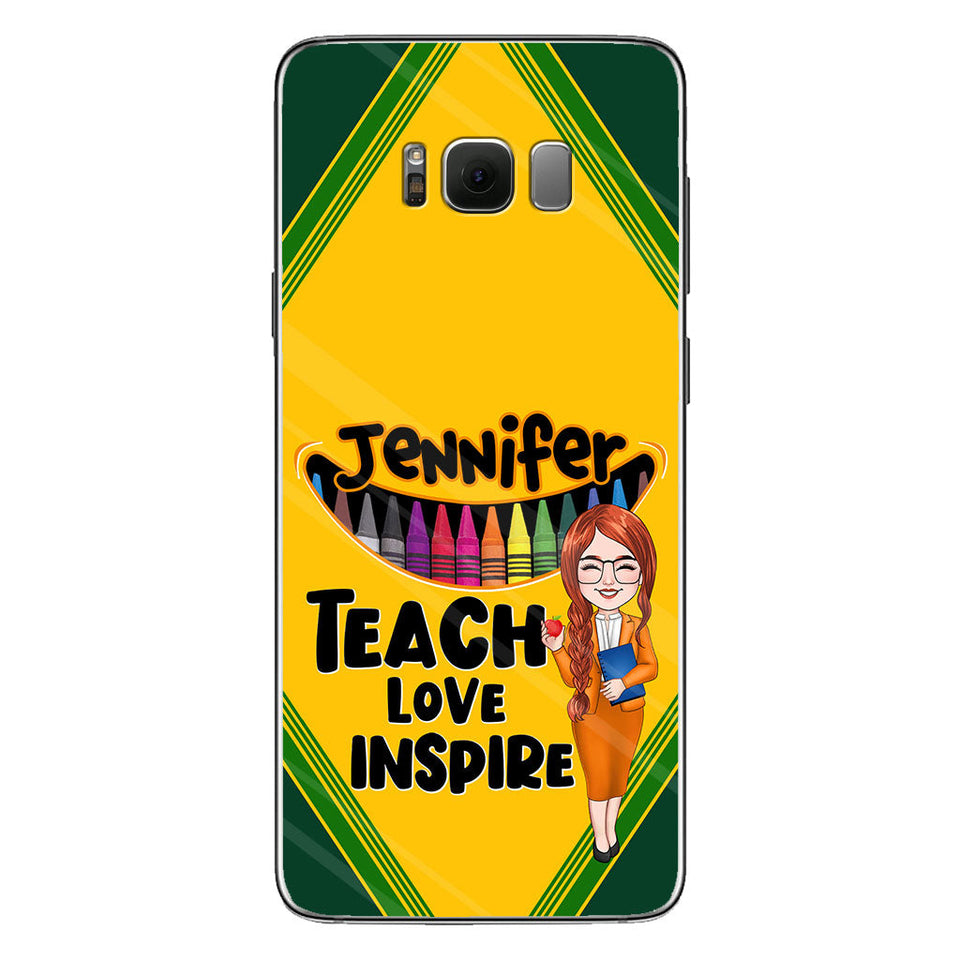 Teach Love Inspire - Personalized Teacher Phone Case