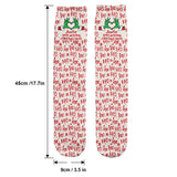 Matching Christmas Socks For Couple - gift for husband, wife, boyfriend, girlfriend - Personalized Socks