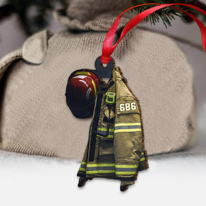 Firefighter Armor - Personalized Firefighter Ornament