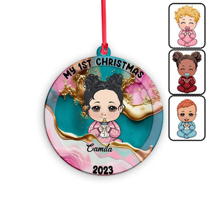 My 1st Christmas - Personalized Newborn Ornament