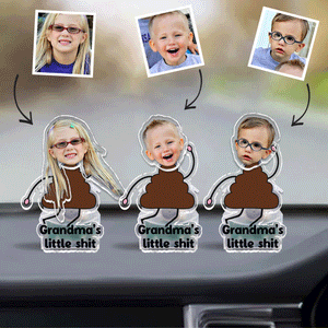 Grandma Little Sh*t - Gift for grandma - Personalized Custom Shaking Head