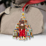 Just A Girl Who Loves Books - Personalized Book Transparent Ornament