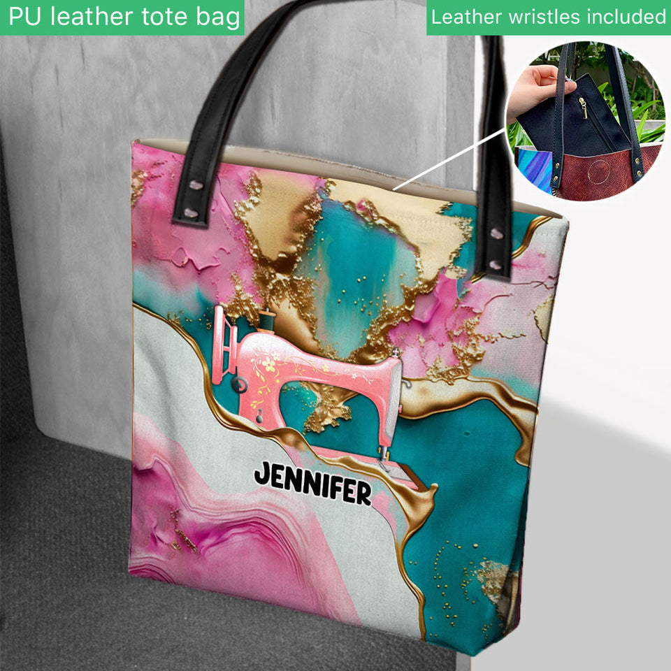 Love Sewing - Personalized Sewing Tote Bag