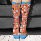 I'd Rather Be Playing Volleyball - Personalized Volleyball Socks