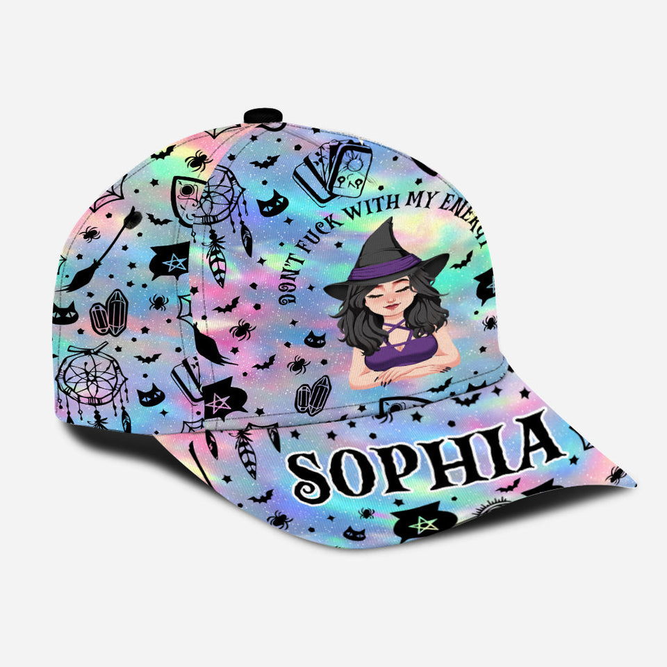 Don't F With My Energy - Personalized Witch Classic Cap