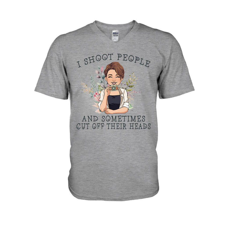 I Shoot People - Personalized Photography T-shirt And Hoodie