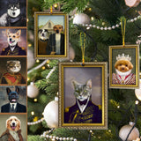 Custom Royal Portrait Renaissance Style - Personalized Dog Ornament