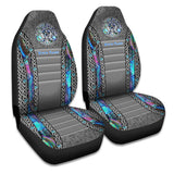 Triple Moon Pentacle - Personalized Witch Seat Covers