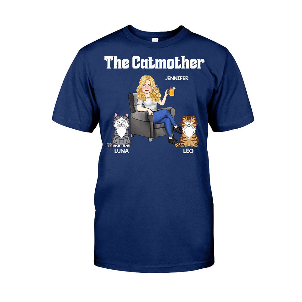 The Catmother - Personalized Cat T-shirt And Hoodie