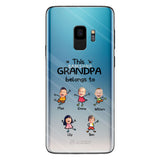 This Grandpa Belongs To - Personalized Grandpa Clear Phone Case