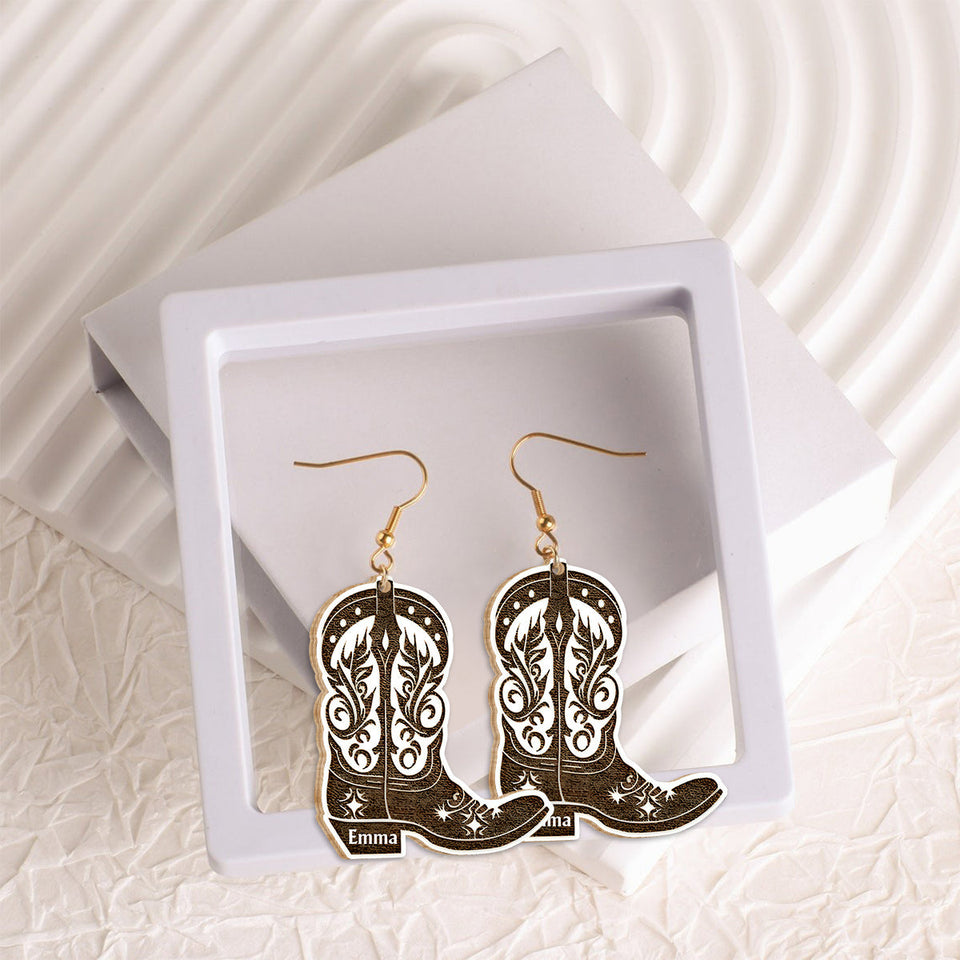 Horse Girl - Personalized Horse Wooden Earrings