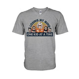 Losing My Mind One Kid At A Time - Gift for dad, dad - Personalized T-shirt And Hoodie