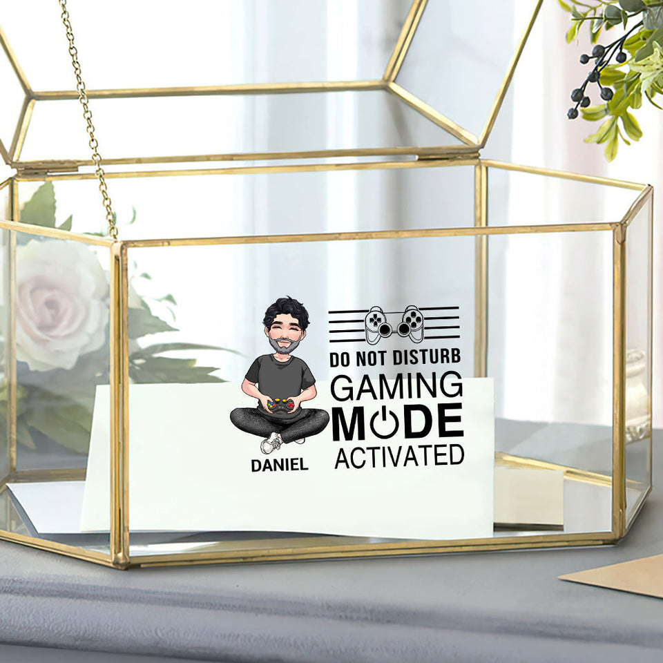 Do Not Disturb - Personalized Video Game Decal Full