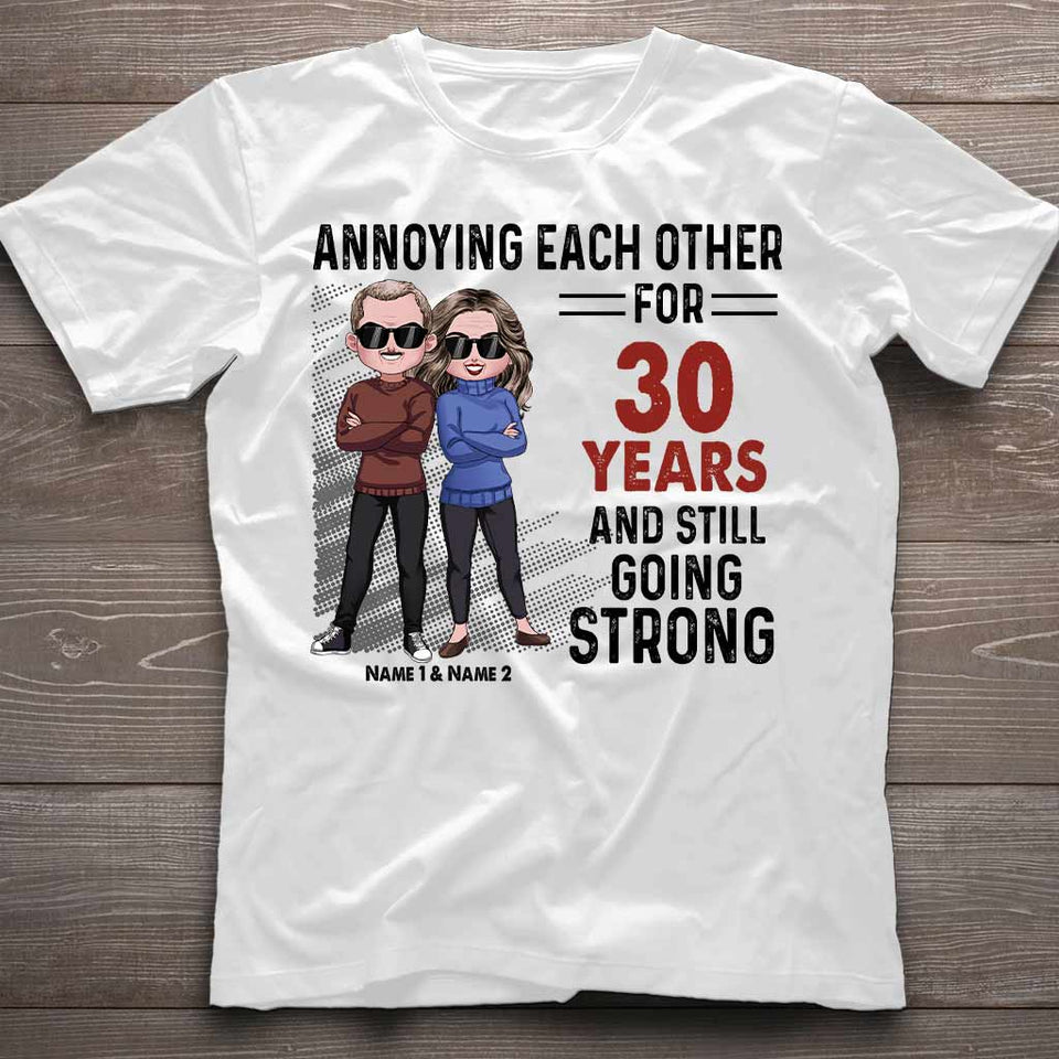 Annoying Each Other - Personalized Couple T-shirt and Hoodie