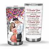 The Day I Met You Love Couple - Personalized Tumbler