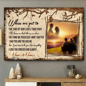 Forever And Always - Personalized Couple Poster
