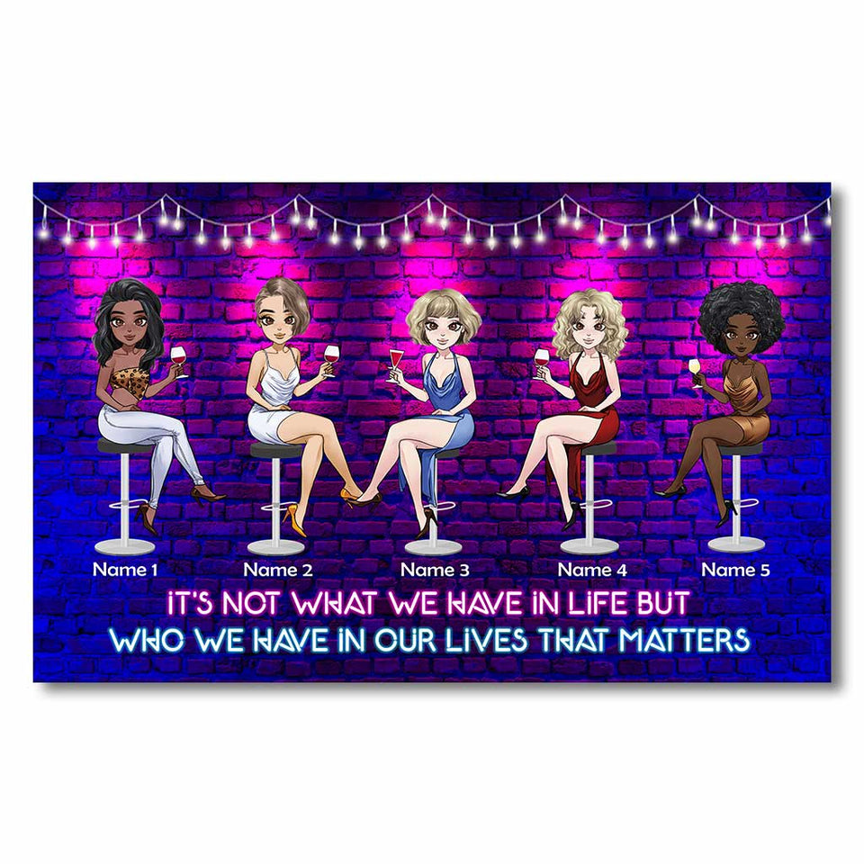 Best Friends - Personalized Bestie Poster
