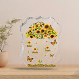 Live Love Spoil - Personalized Grandma Custom Shaped Acrylic Plaque