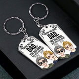 You're The Man - Personalized Father Stainless Steel Keychain