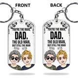 You're The Man - Personalized Father Stainless Steel Keychain
