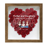 A Bond That Can’t Be Broken - Personalized Mother Flower Shadow Box