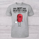 Best Farter Ever - Personalized Father T-shirt And Baby Onesie