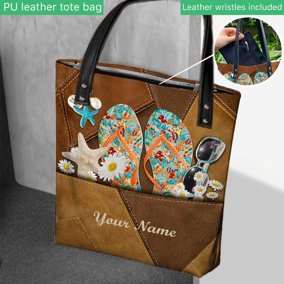 Salty Lil' Beach - Sea Lover Personalized Tote Bag