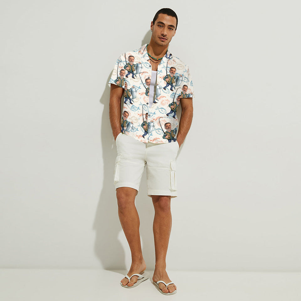 Fishing Shirt - Personalized Fishing Hawaiian Shirt