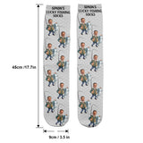 Lucky Fishing Socks - Personalized Fishing Socks