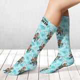 Part Time Hooker - Personalized Fishing Socks