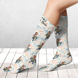 Don't Be A Dumb Bass - Personalized Fishing Socks