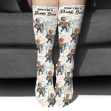 Don't Be A Dumb Bass - Personalized Fishing Socks