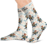 Don't Be A Dumb Bass - Personalized Fishing Socks
