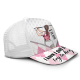 Golf Like A Girl - Personalized Golf Trucker Hat (White Mesh)
