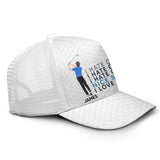 I Love Golf - Personalized Golf Trucker Hat (White Mesh)
