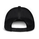 Just One More Cast - Personalized Fishing Trucker Hat (Black Mesh)