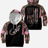 Fishing Girl - Personalized Fishing All Over Shirt