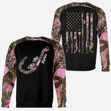 Fishing Girl - Personalized Fishing All Over Shirt
