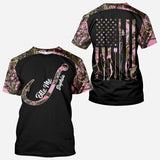 Fishing Girl - Personalized Fishing All Over Shirt